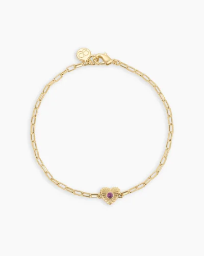 254-202-23-G_1_458f391b-c873-4d88-8f79-0d9128fd0e5d Birthstone Heart Bracelet