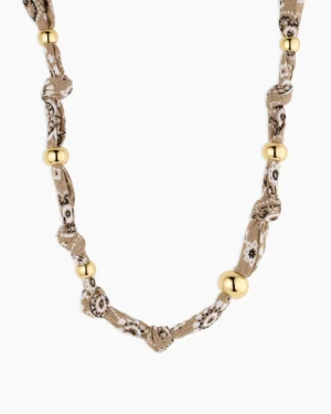 Paisley Bandana Knot Necklace