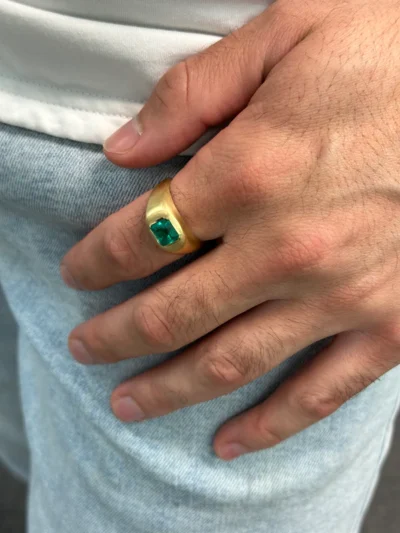 1.80 Carat Colombian Emerald Ring