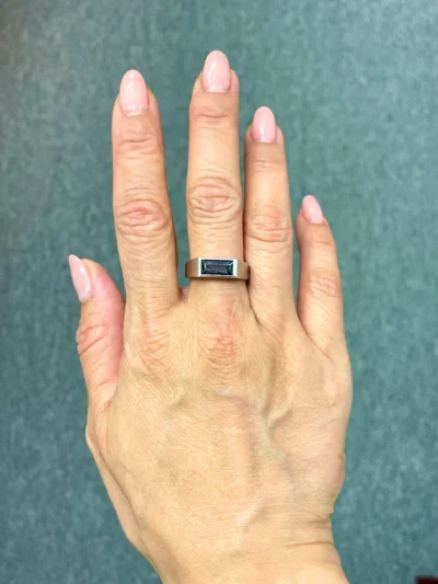 1.18 Carat Tourmaline Signet Ring