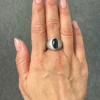 4.97 Carat Brushed Alexandrite Ring - GIA