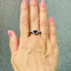 1.69 Carat Sapphire Signet Ring