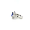 3.35 Carat Sapphire and Diamond Ring