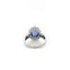 3.35 Carat Sapphire and Diamond Ring