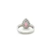 1.07 Carat Padparadscha Sapphire and Diamond Ring - AIGS